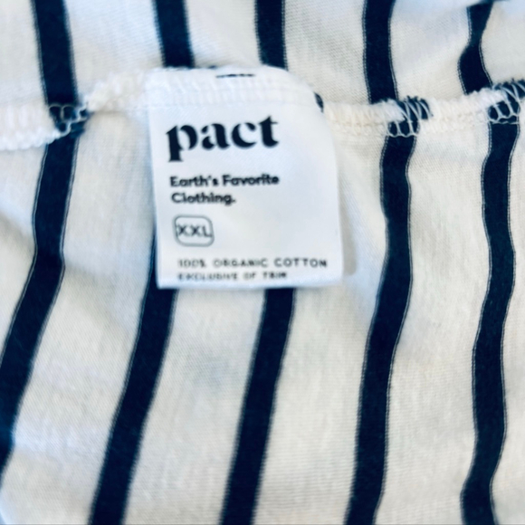 VGUC pact Women's Softspun A-Line Striped Tank Dress | Sz XL - Picture 6 of 8